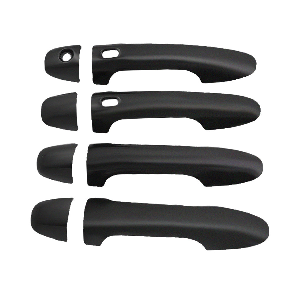 4PCS Door Handle Cover Matte Black Suitable For Toyota Hilux N80 2015-2021-0