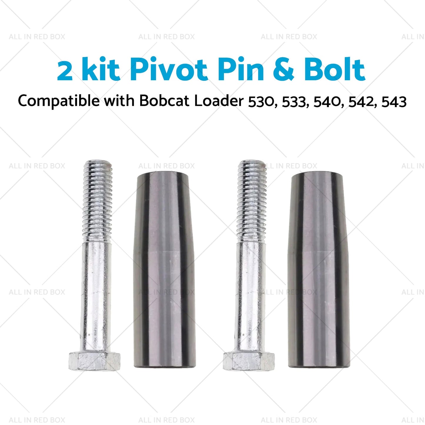 2 kit Pivot Pin Suitable for Bobcat S130 730-732 741 743 751 753 763 6732012-3