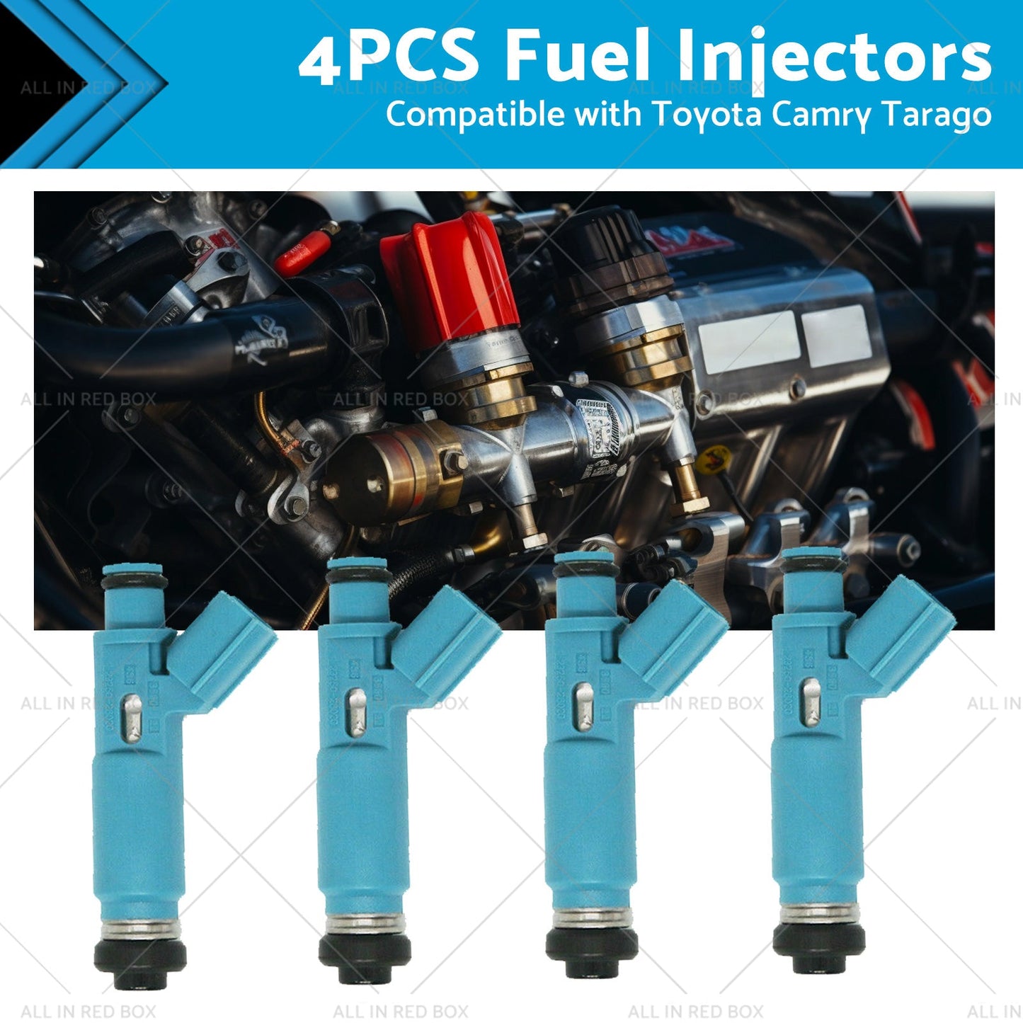 4PCS Fuel Injectors Suitable for Toyota Camry Tarago Avensis Verso 2AZ-FE 00-11-0