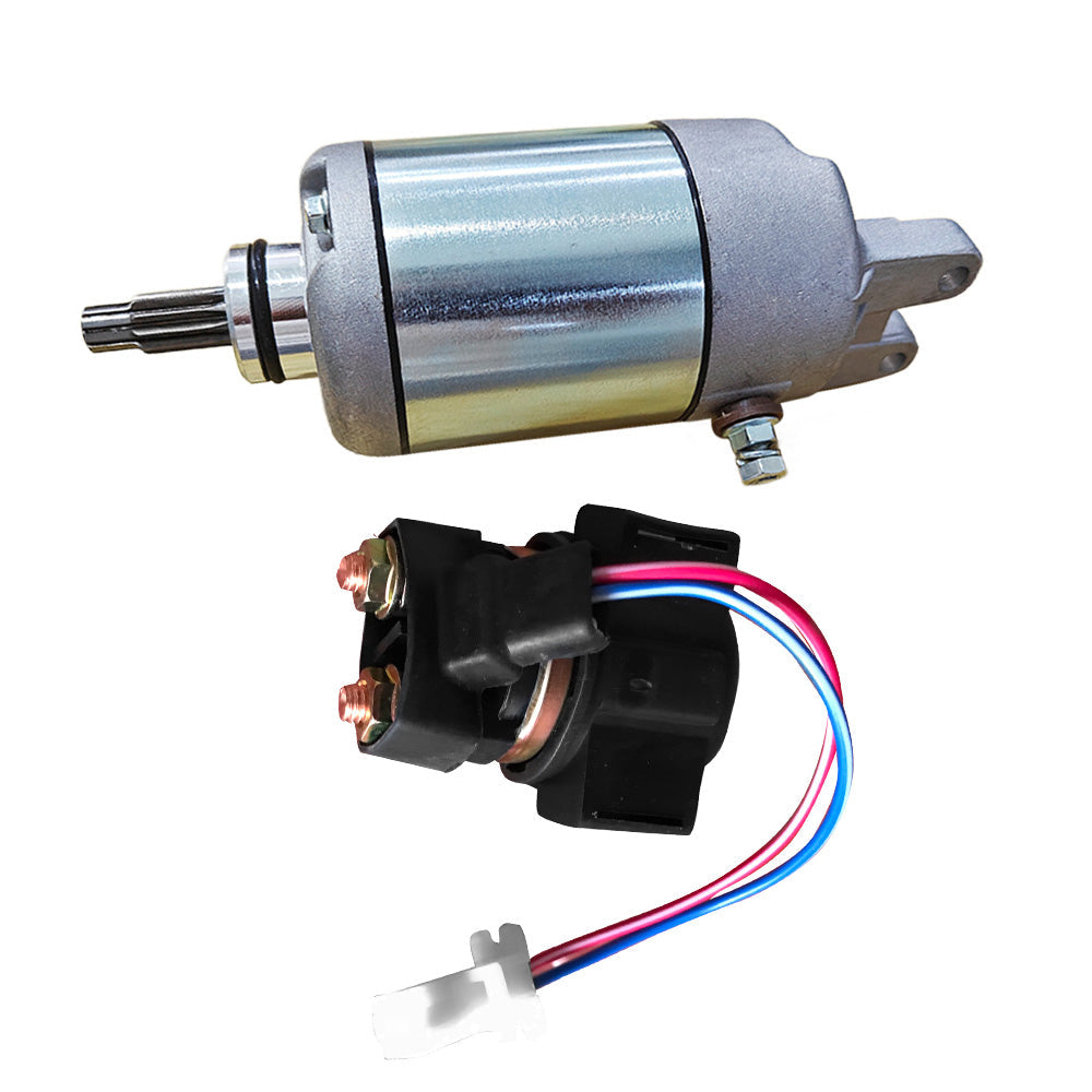 Starter Motor w Relay Solenoid Suitable For Honda TRX300 TRX300FW FourTrax 300-2