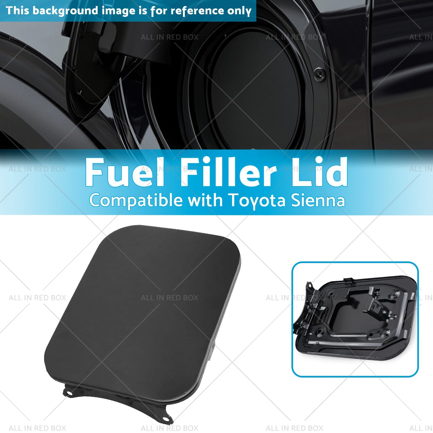 Fuel Filler Lid Suitable for Toyota Sienna 2011-2019 77350-08020-2
