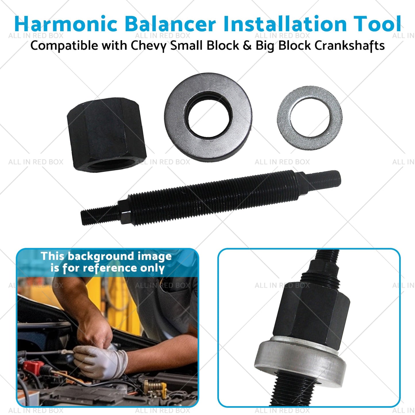 Auto Harmonic Balancer Installation Tool Suitable for Chevy SBC BBC For 66515-3