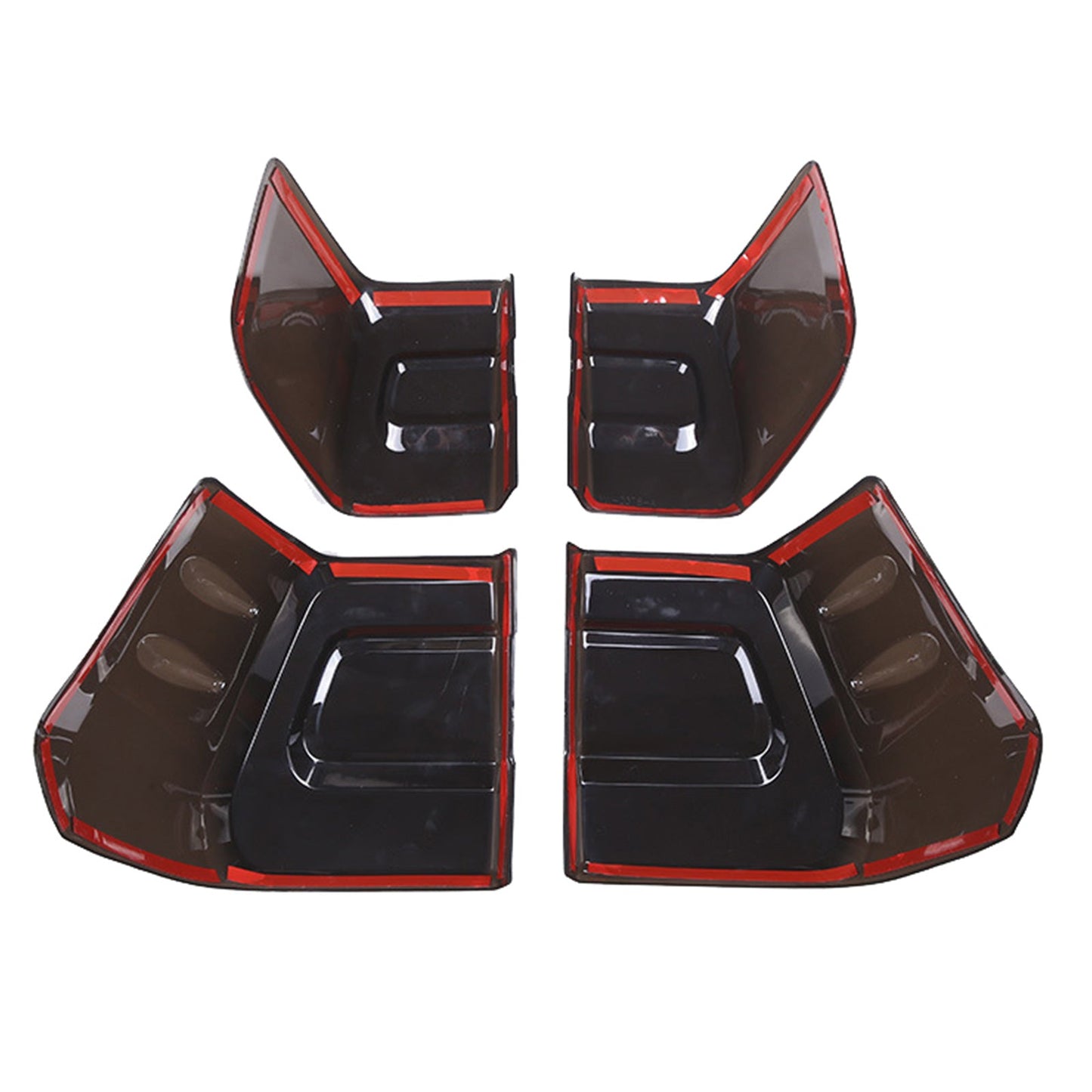 Rear Tail Light Lamp Cover Trim Suitable For Toyota Land Cruiser Prado 18-22-3