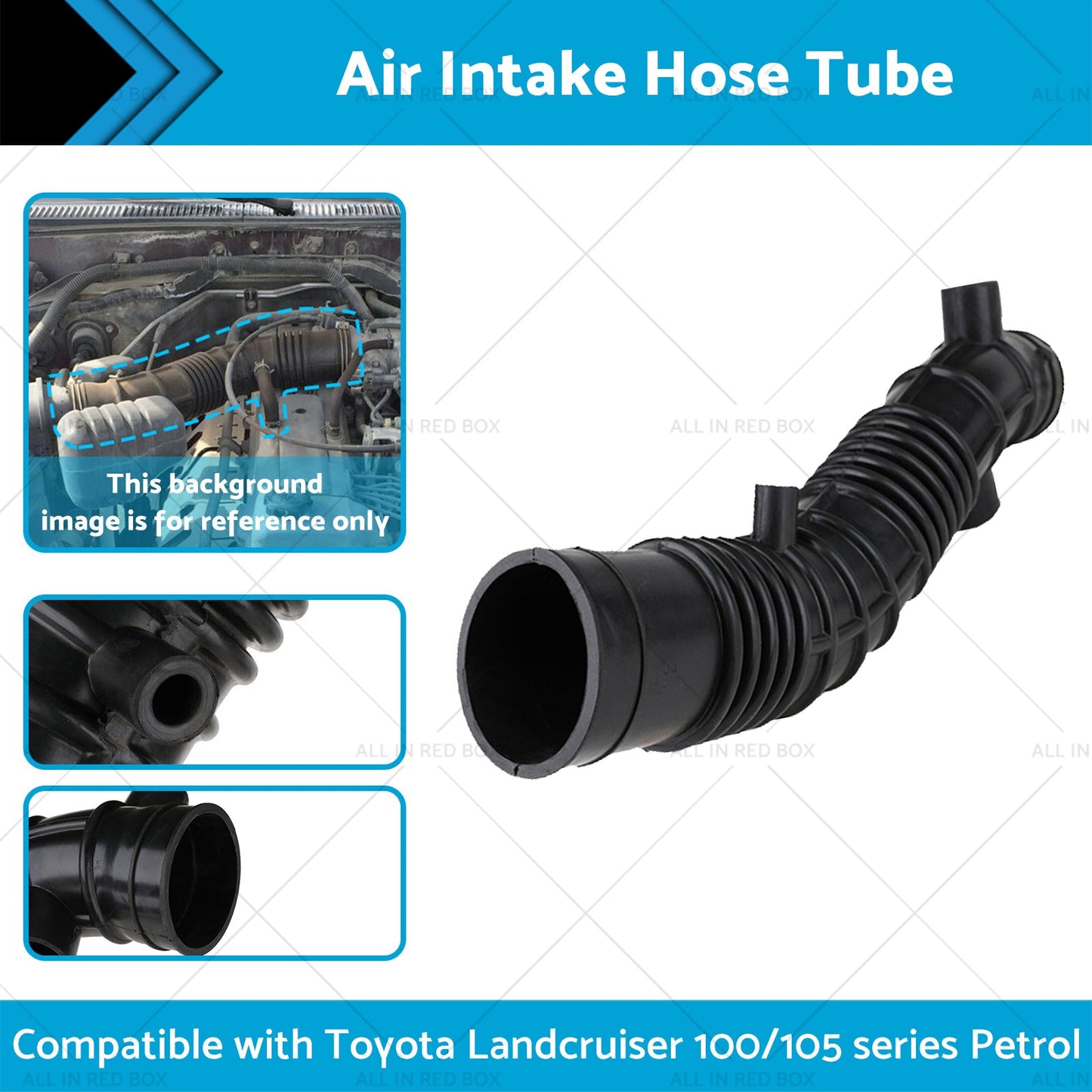 Air Intake Hose Tube Suitable for Toyota Landcruiser 100 or 105 series Petrol 98-07-1