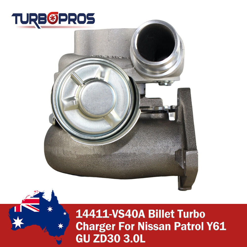 Turbo Charger for Nissan Patrol Y61 GU ZD30 3.0L with Billet Wheel