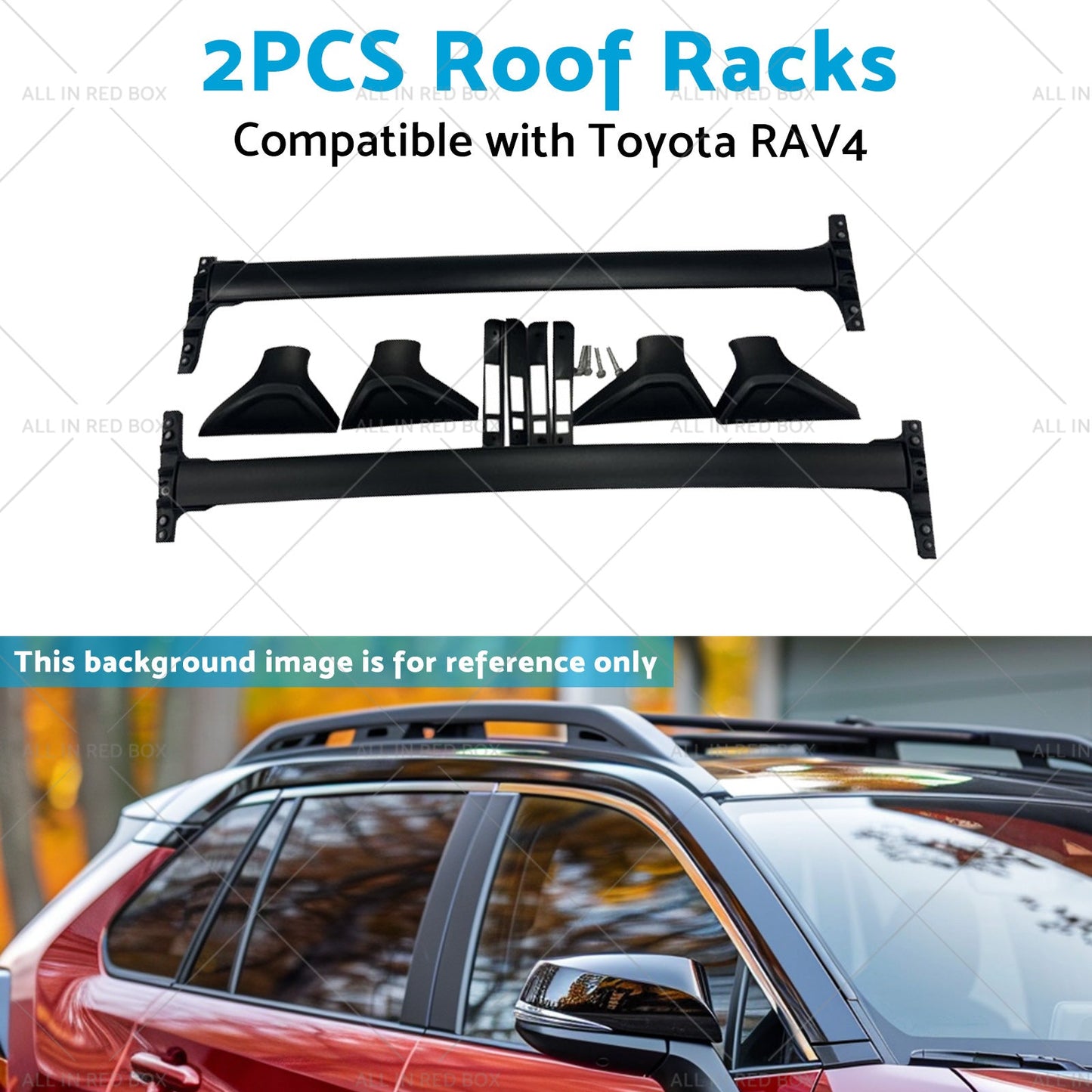 2PCS Roof Racks or Roof Cross Bars Suitable for Toyota RAV4 2019-2023-4