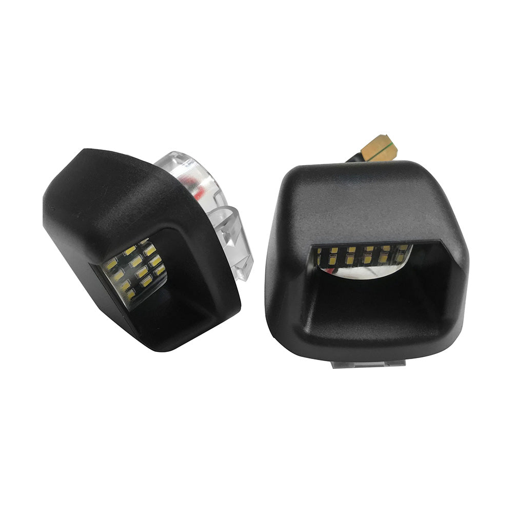 License LED Number Plate Lights Suitable For Nissan Navara D40 2005-2016 Rear Bumper-0