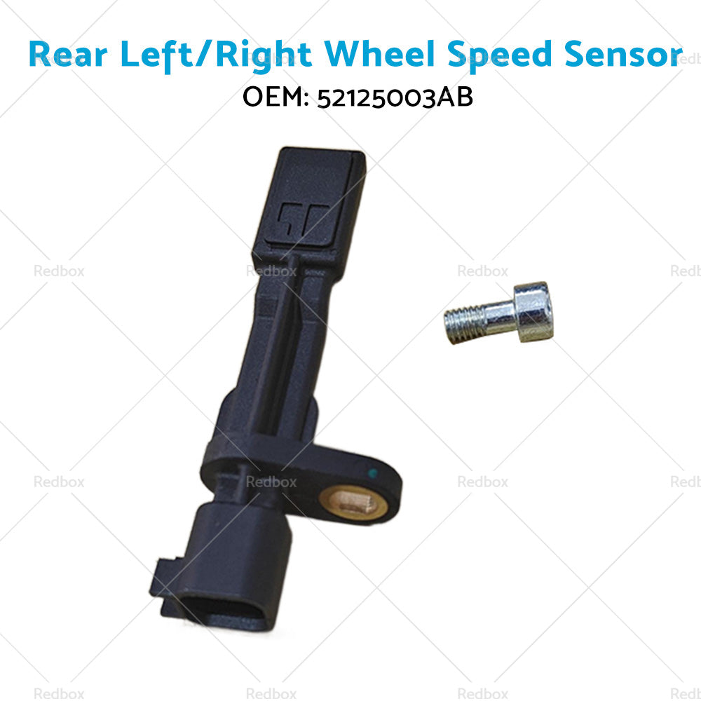 2PCS Front Rear LH RH ABS Wheel Speed Sensor Suitable for Jeep Wrangler JK 07-17-4