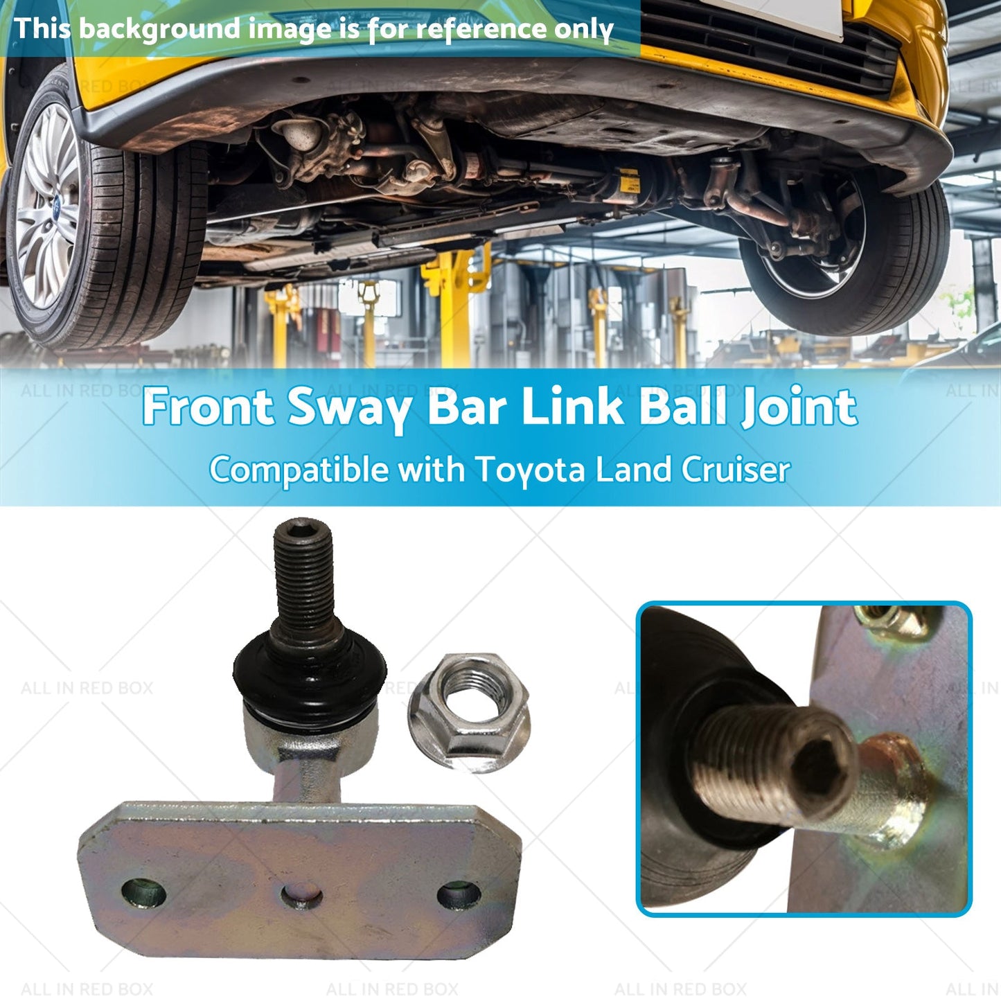 1x Front Sway Bar Link Suitable for 48802-60050 Toyota Land Cruiser 100 98-07-2