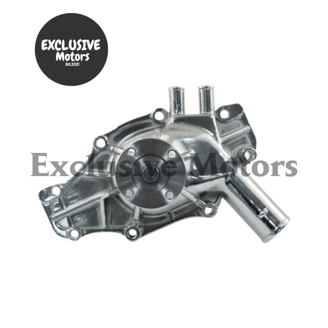 Chromed Aluminium Water Pump 253 308 for Holden HT-VH (1969-1981)