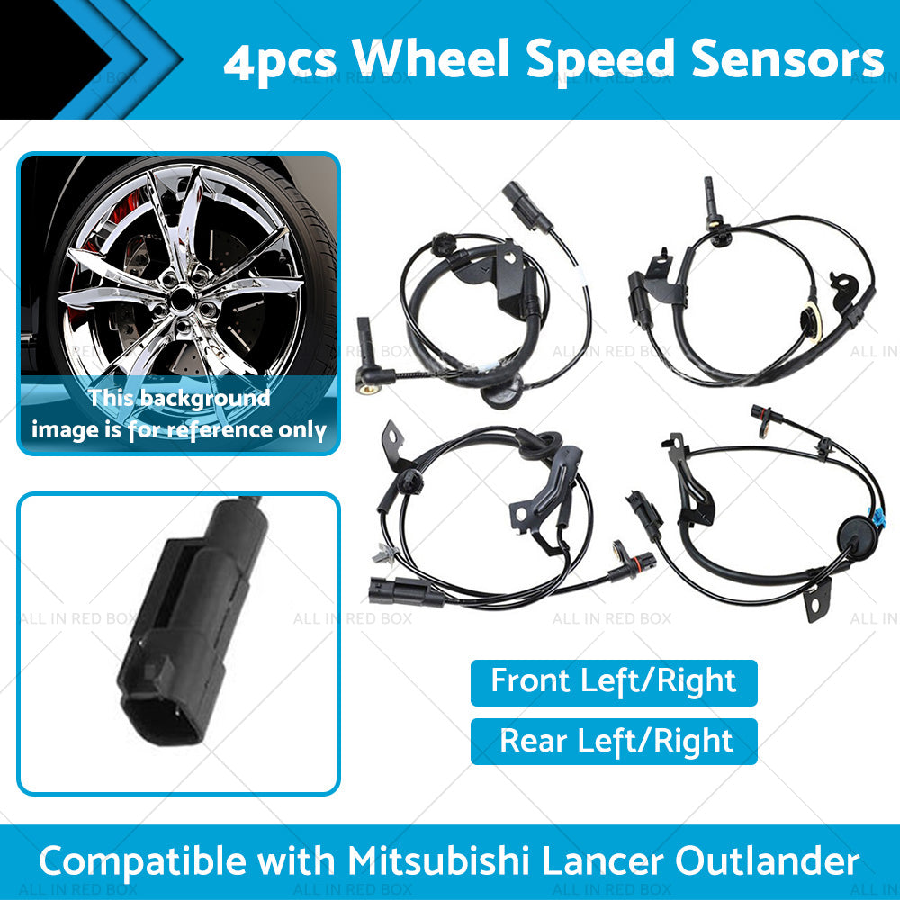 4¡Á Wheel Speed Sensor Front Rear LR Suitable For Mitsubishi Lancer Outlander