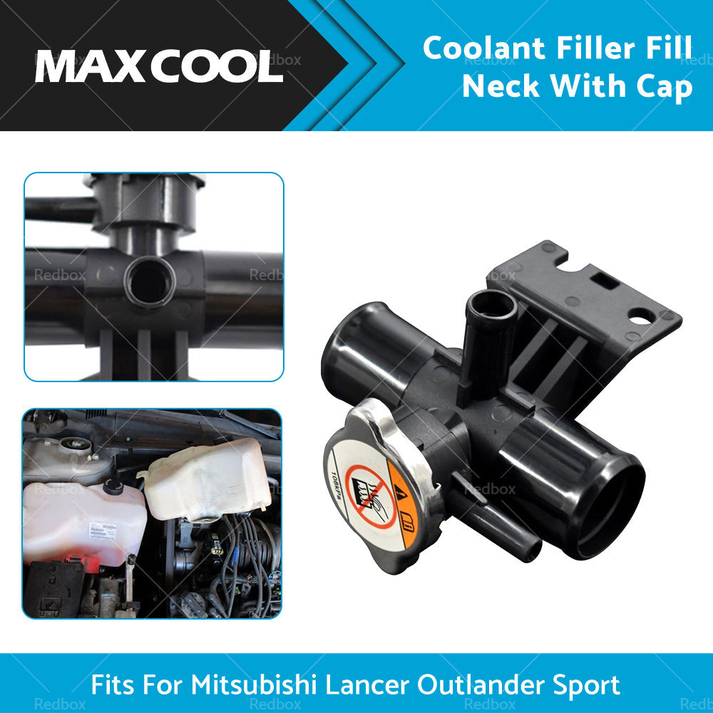 Radiator Coolant Filler Fill Neck With Cap For Mitsubishi Lancer Outlander Sport-1