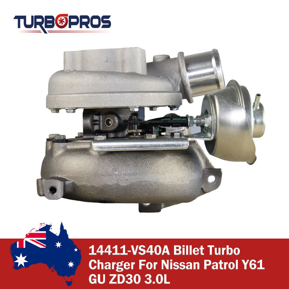 Turbo Charger for Nissan Patrol Y61 GU ZD30 3.0L with Billet Wheel