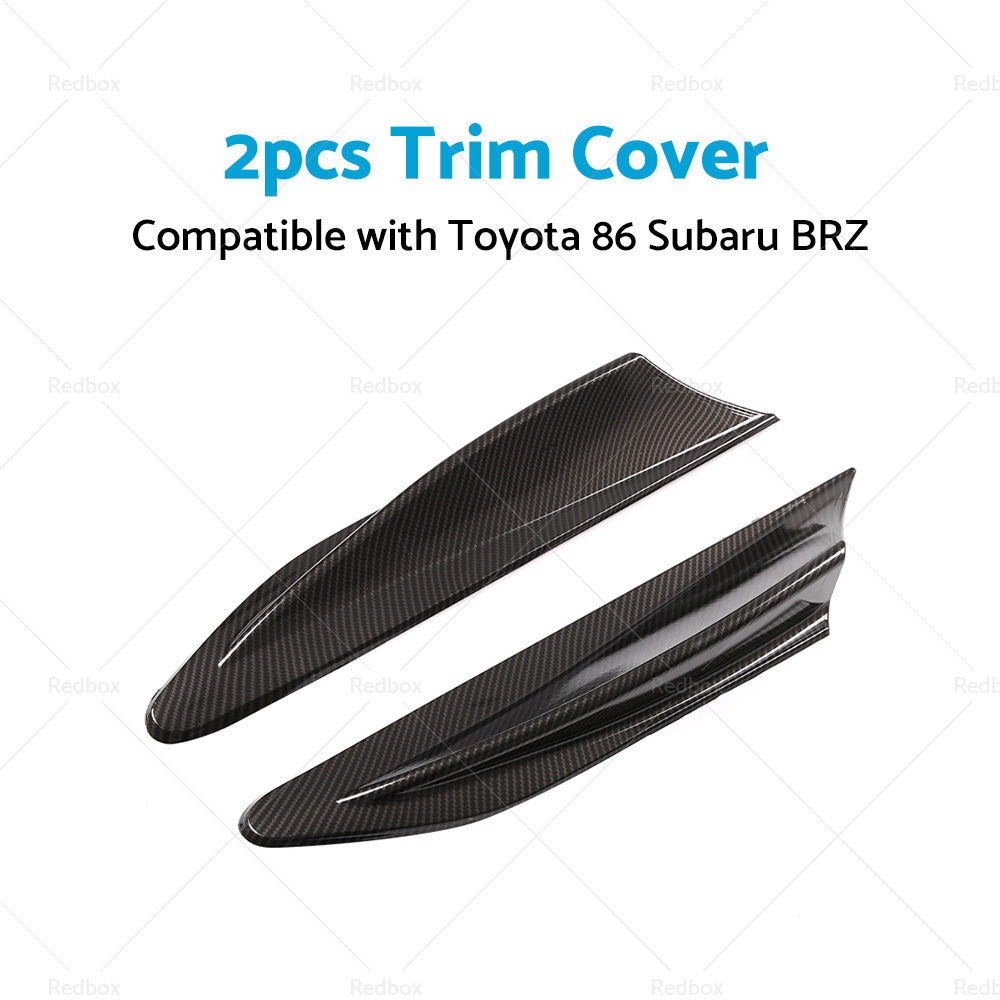 Carbon Fiber Car Side Fender Fin Vent Trim Suitable For Subaru BRZ Toyota 86-1