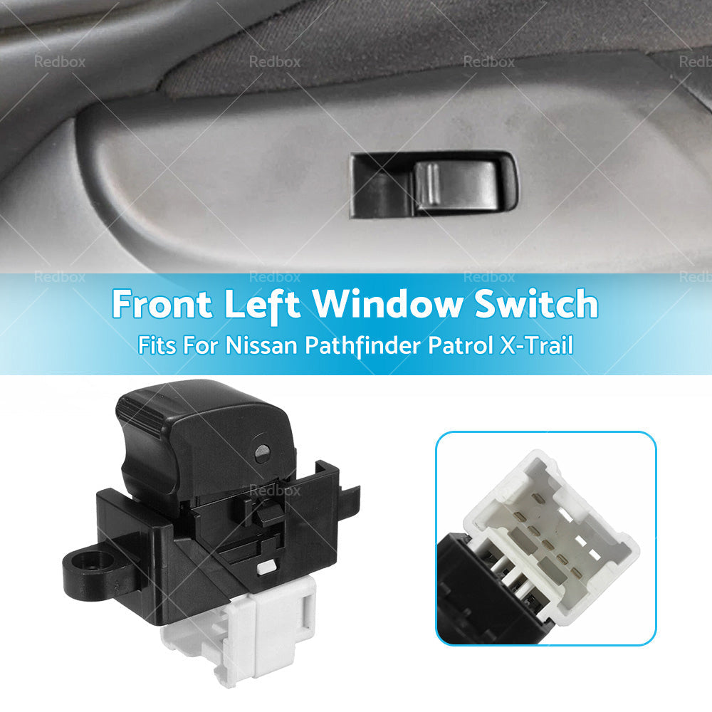 Front Left Window Switch Fits For Nissan Pathfinder Patrol X-Trail 25411-0V000-2