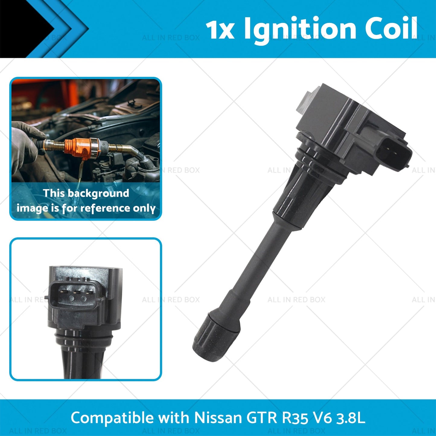 1x Ignition Coil Suitable for Nissan GTR R35 V6 3. 8L 22448JF00B VR38DETT 08-15-1