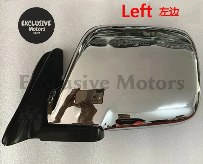 Chrome Mirrors For Toyota Land Cruiser Lc80/Fj80 (1991-1997)