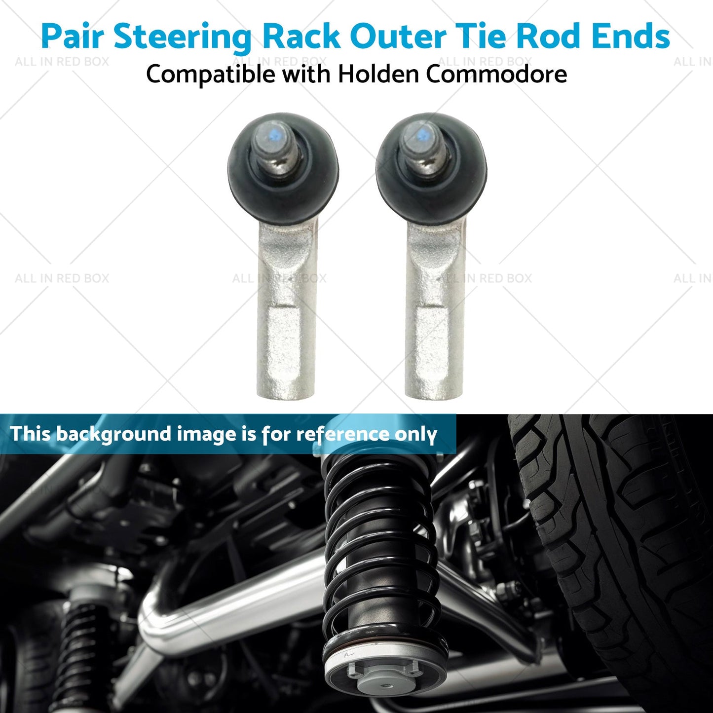 Pair Steering Rack Outer Tie Rod Ends Suitable for 05-15 Toyota Hilux KUN26-4