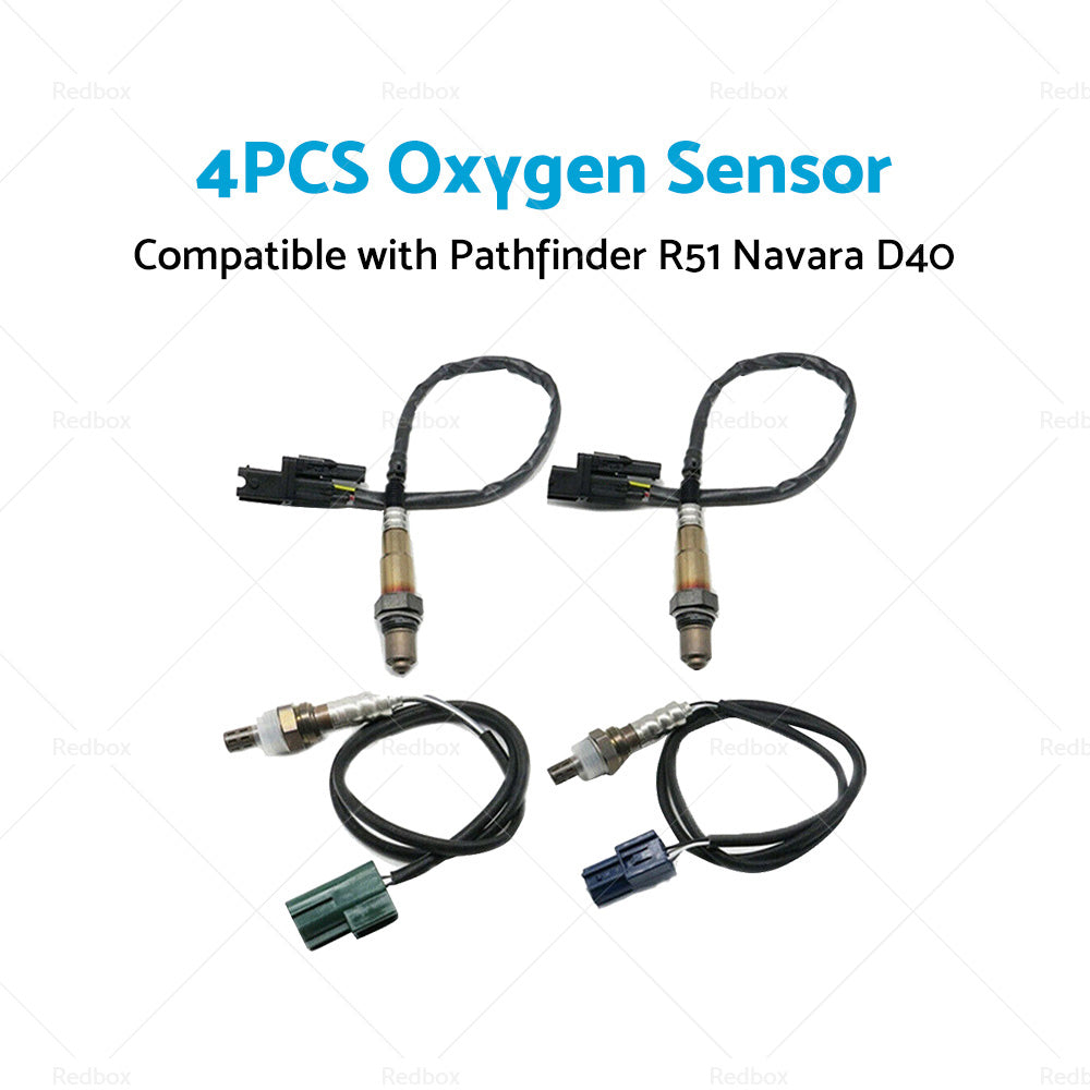 4PCS Pre-cat Post-Cat Oxygen Sensor Suitable for Nissan Pathfinder R51 VQ40DE-1