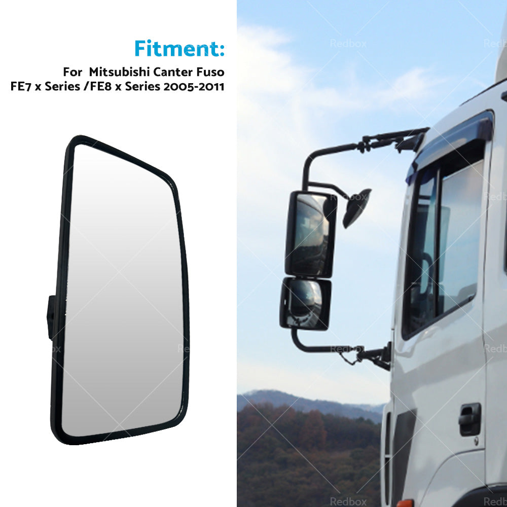Truck Mirror For Mitsubishi Canter Fuso FE7 and FE8 2005-2011 340MM x 165MM L or R