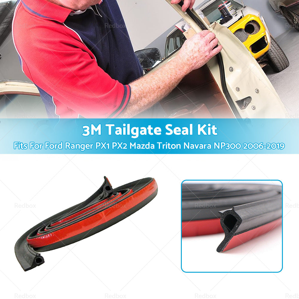Universal Tailgate Seal 3M Tape Suitable for NP300 Hilux SR5 Ranger PX BT50 Dmax-2
