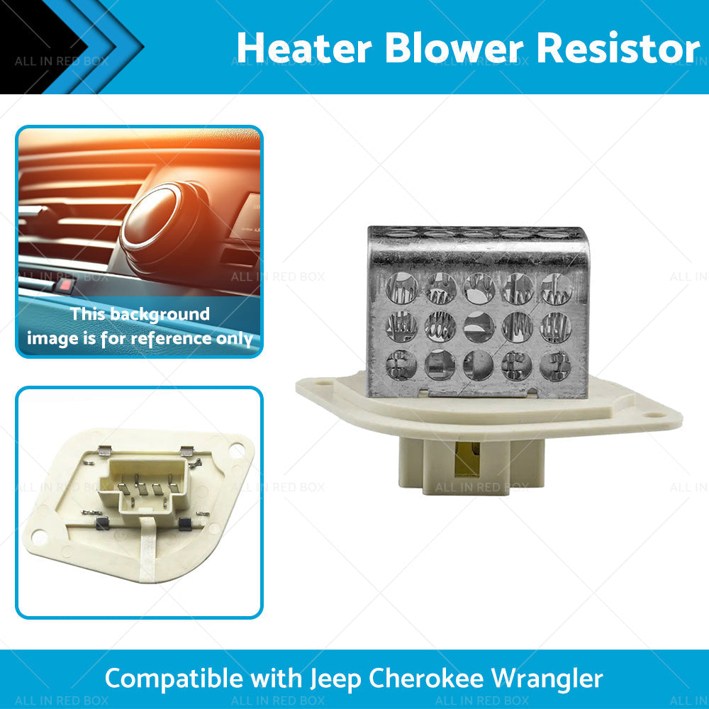 Heater Blower Motor Resistor Suitable For Jeep Wrangler Cherokee 4. 0L 1997-2001-1