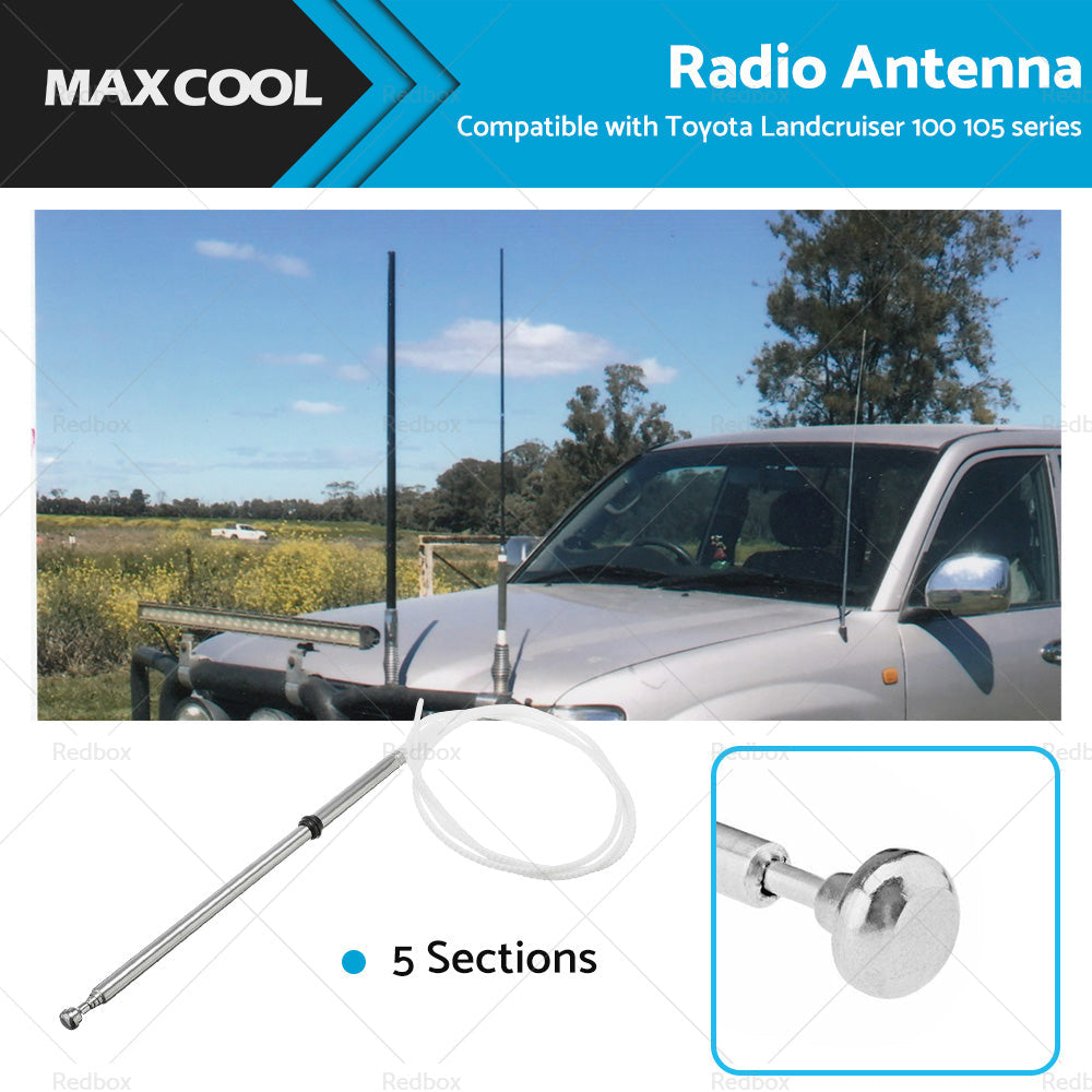 Power Radio Antenna Aerial Mast Rope Suitable for Toyota Landcruiser 100 105-0