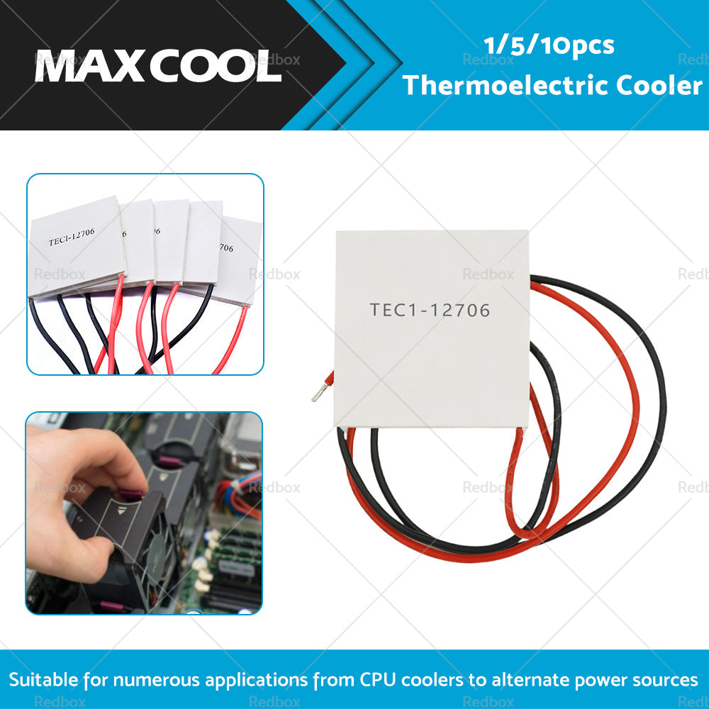 1 / 5 / 10 PCS TEC1-12706 Heatsink Thermoelectric Peltier Module Cooler Plate-1