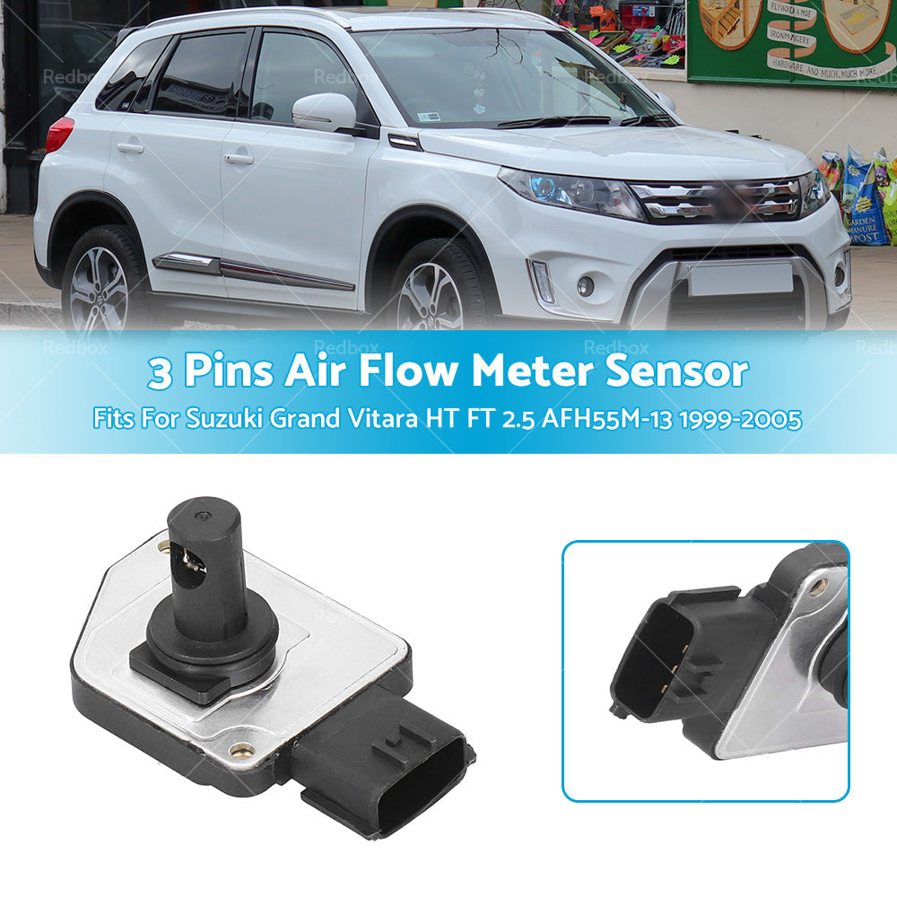 Mass Air Flow Sensor Meter AFM For Suzuki Grand Vitara 2. 5 AFH55M-13 99-05 HT FT-2