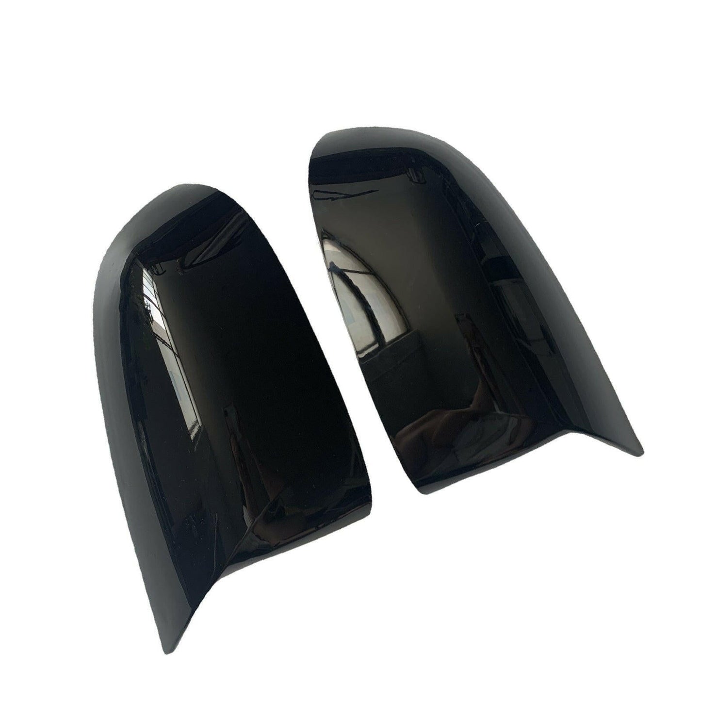 2x Black Rear Mirror Cover Caps Suitable For BMW X3 G01 / X4 G02 / X5 G05 / X6 G06-0