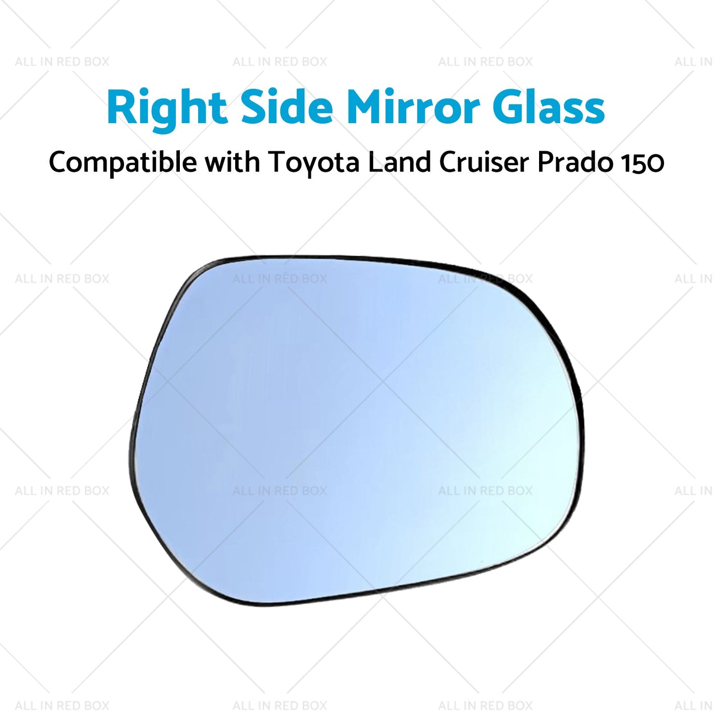 Right Side mirror glass with Plate Suitable for Toyota LandCruiser Prado 150 09--1