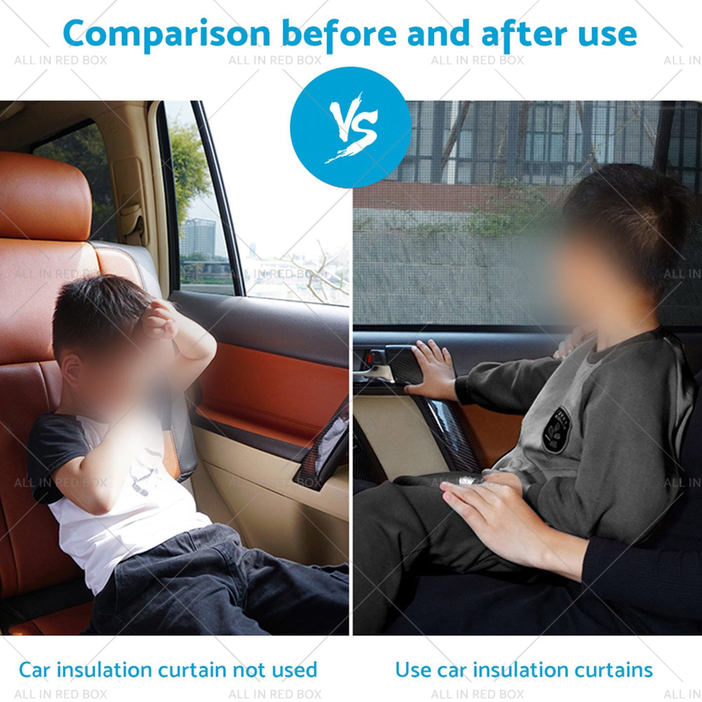 Front Rear Port Window Magnetic Mesh Sun Shade Suitable for Toyota Corolla Cross-4