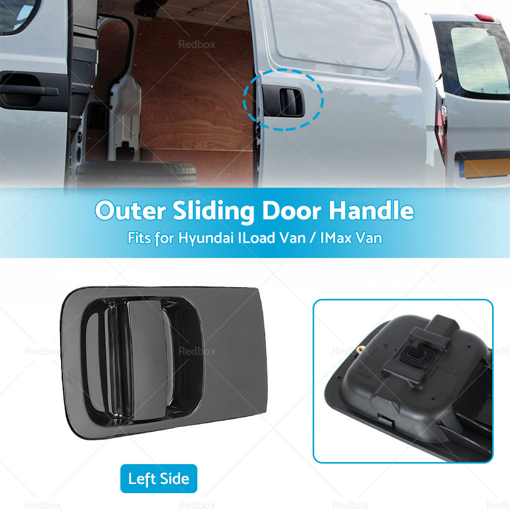 For Hyundai ILoad or IMax 2008-2019 LH Left Outer Sliding Door Handle Matte Black