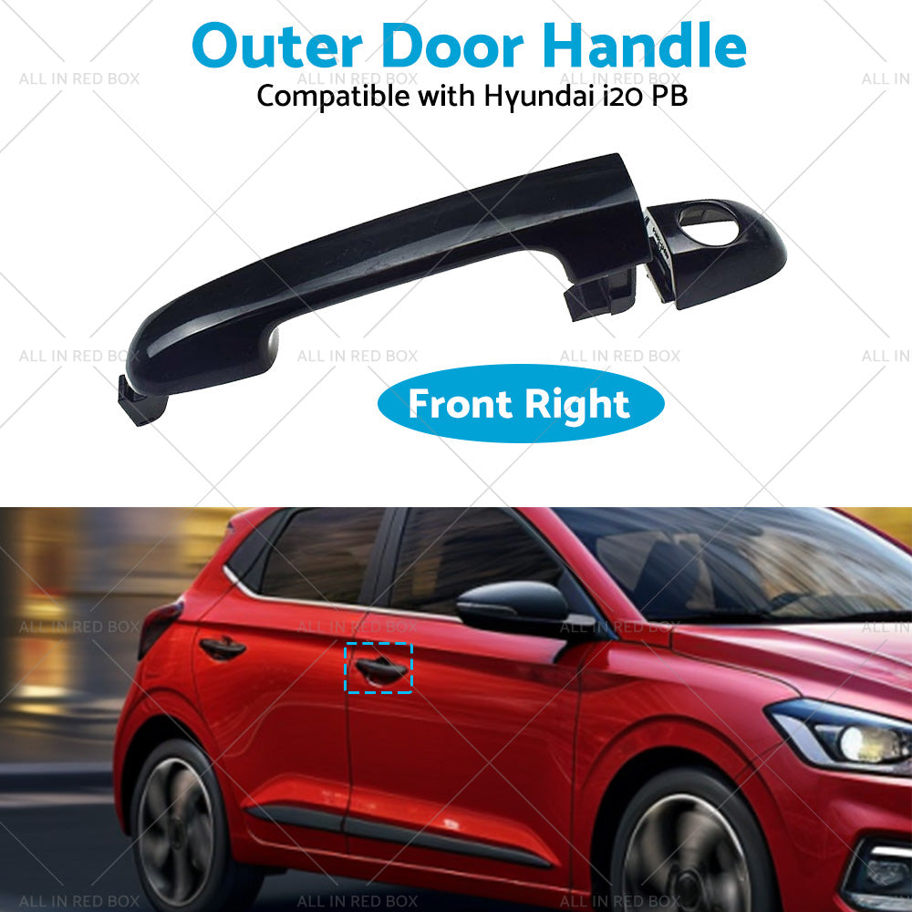 Front Right Exterior Outer Door Handle Suitable for Hyundai i20 PB 2009-2015