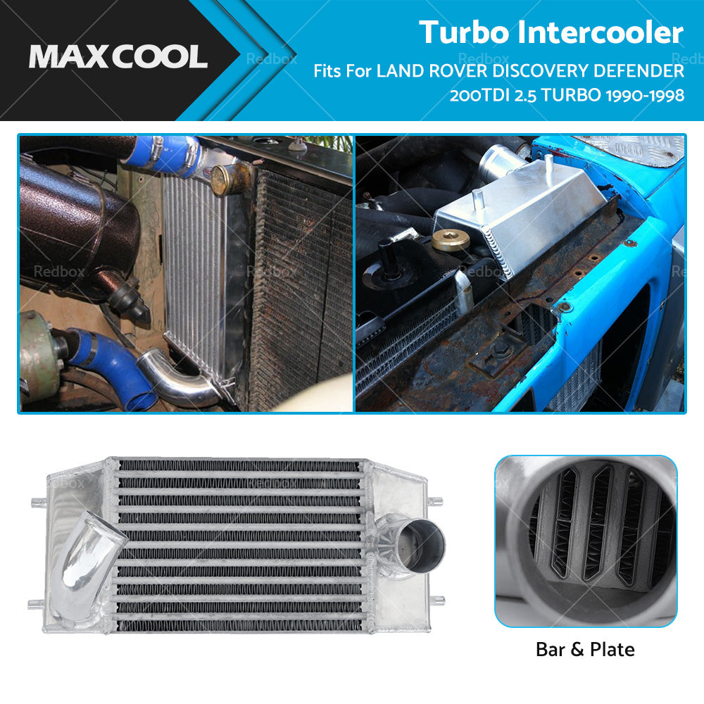 ALLOY INTERCOOLER FITS LAND ROVER DISCOVERY DEFENDER 200TDI 2.5 TURBO 1990-1998-0