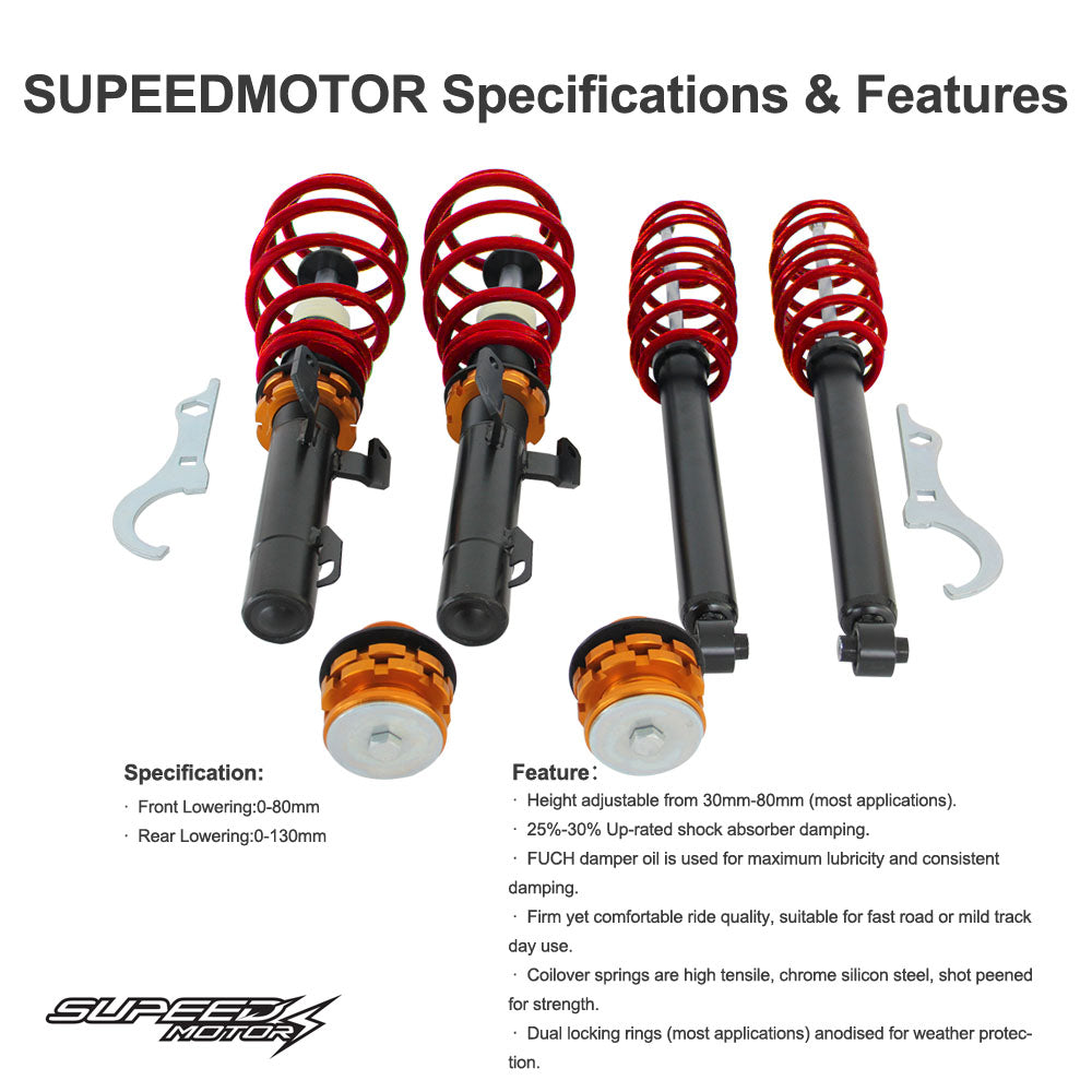 Shock Absorber Suitable For VW Volkswagen Polo 9N Seat Ibiza 4 6L Coil Supension