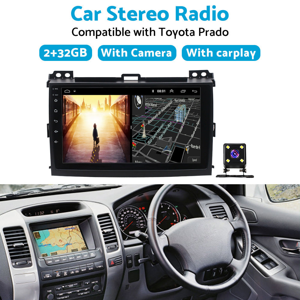 32GB Android 11 Carplay Radio Stereo GPS Navi DSP Suitable For Toyota Prado 120-2