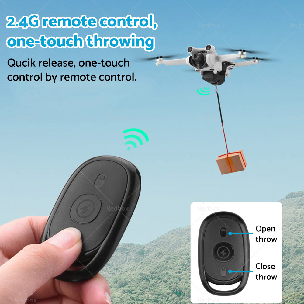 Drone Dropping Delivery Thrower Air Dropper Device Suitable for DJI Mini 3 Pro-4