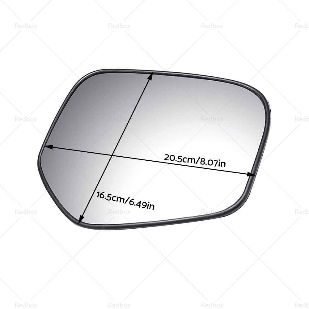 FRONT RIGHT SIDE MIRROR GLASS W BACK PLATE SUITABLE FOR MITSUBISHI TRITON 06-15