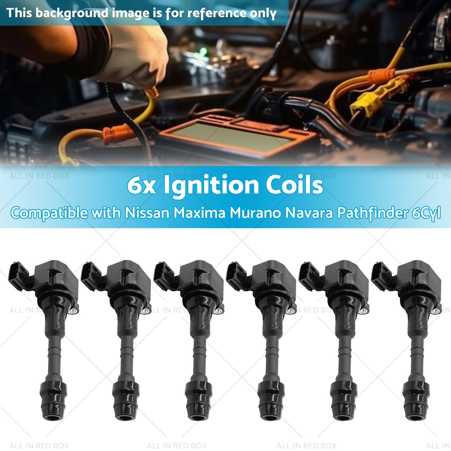 Ignition Coils Suitable for Nissan Navara Pathfinder Maxima Murano 6Cyl 3. 5 4. 0L-2