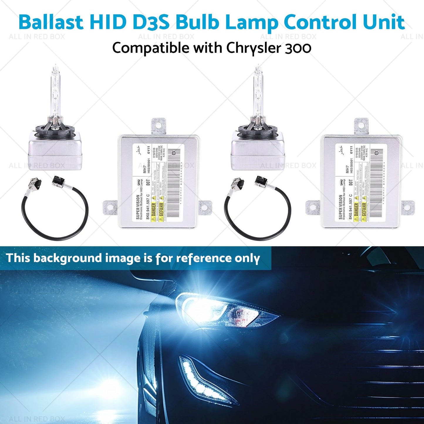 68170821AA Ballast HID D3S Bulb Lamp Control Unit Suitablefor Chrysler 300 11-21-4