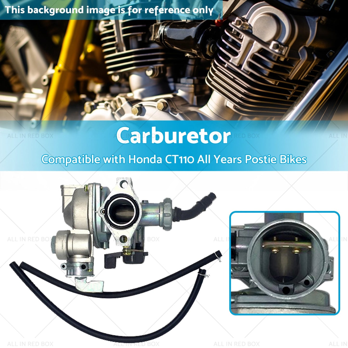 Carburetor Suitable for Honda CT110 All Years Postie Bikes Correct Carby-2