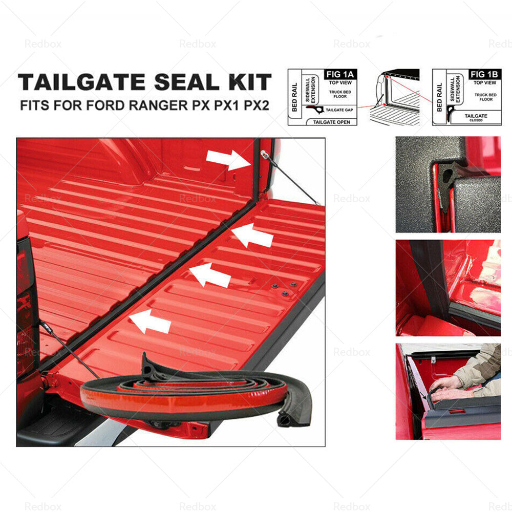 Universal Tailgate Seal 3M Tape Suitable for NP300 Hilux SR5 Ranger PX BT50 Dmax-4