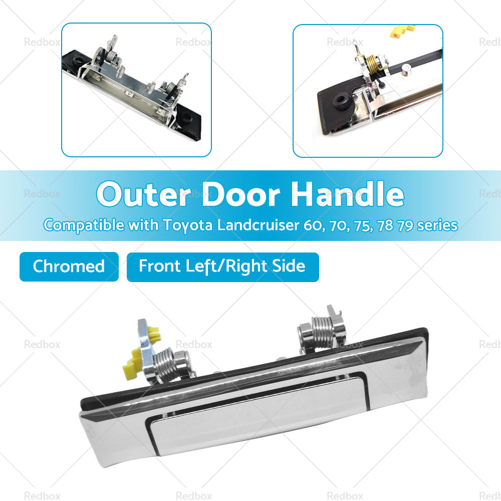 Door Handle Front LH or RH Suitable for Toyota Landcruiser 60 70 75 78 79 80-07-2