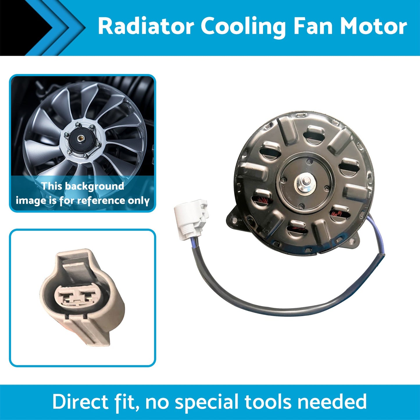 Radiator Fan Motor Suitable For Toyota Highlander Lexus RX400H 3.3L 16363-20400-2