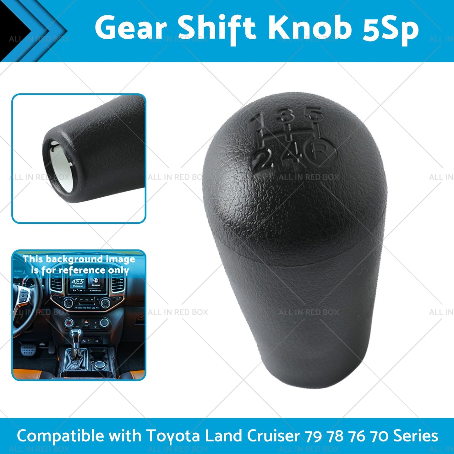 Gear Shift Knob 5Sp Suitable for Toyota Land Cruiser 70 79 78 76 Series VDJ HZJ-1