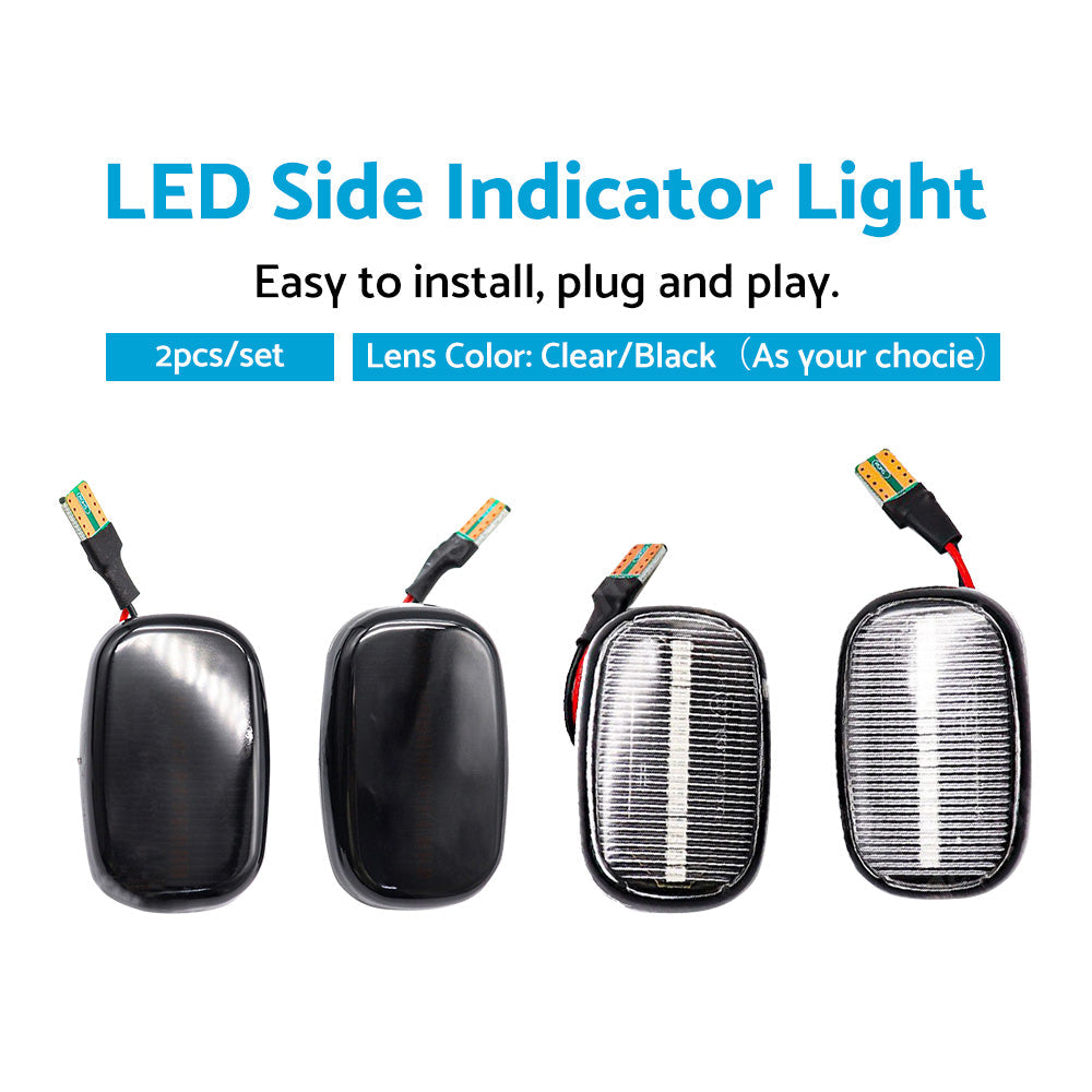 2x Suitable For Toyota Hilux Yaris Corolla RAV4 Lexus LED Side Indicator Lights-1