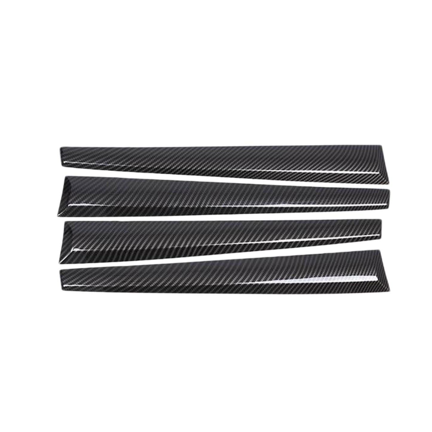 4X Carbon ABS Interior Door Panel Cover Trim Suitable For Toyota Hilux 2015-2021-0