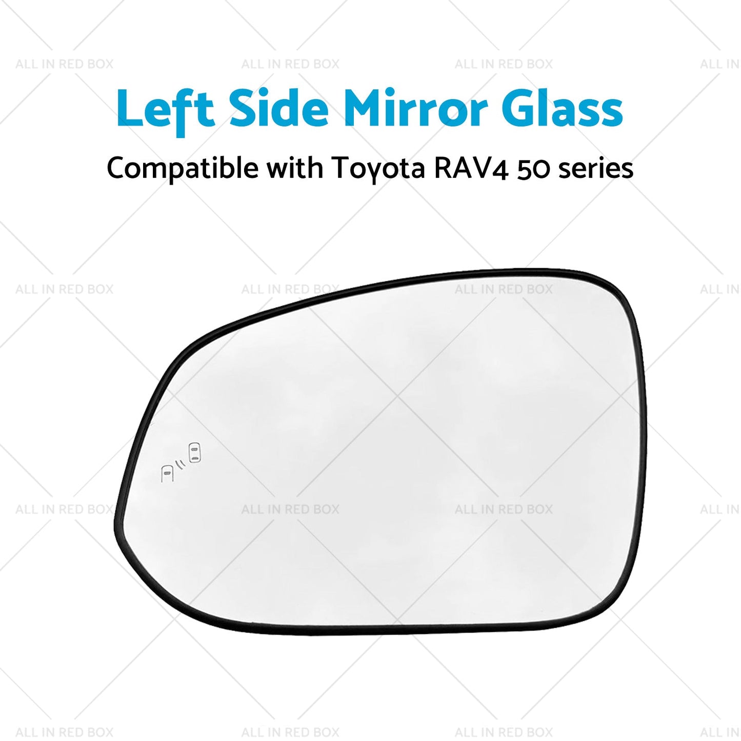 Left Passenger Side Mirror Glass Suitable for Toyota RAV4 2016-2018-1