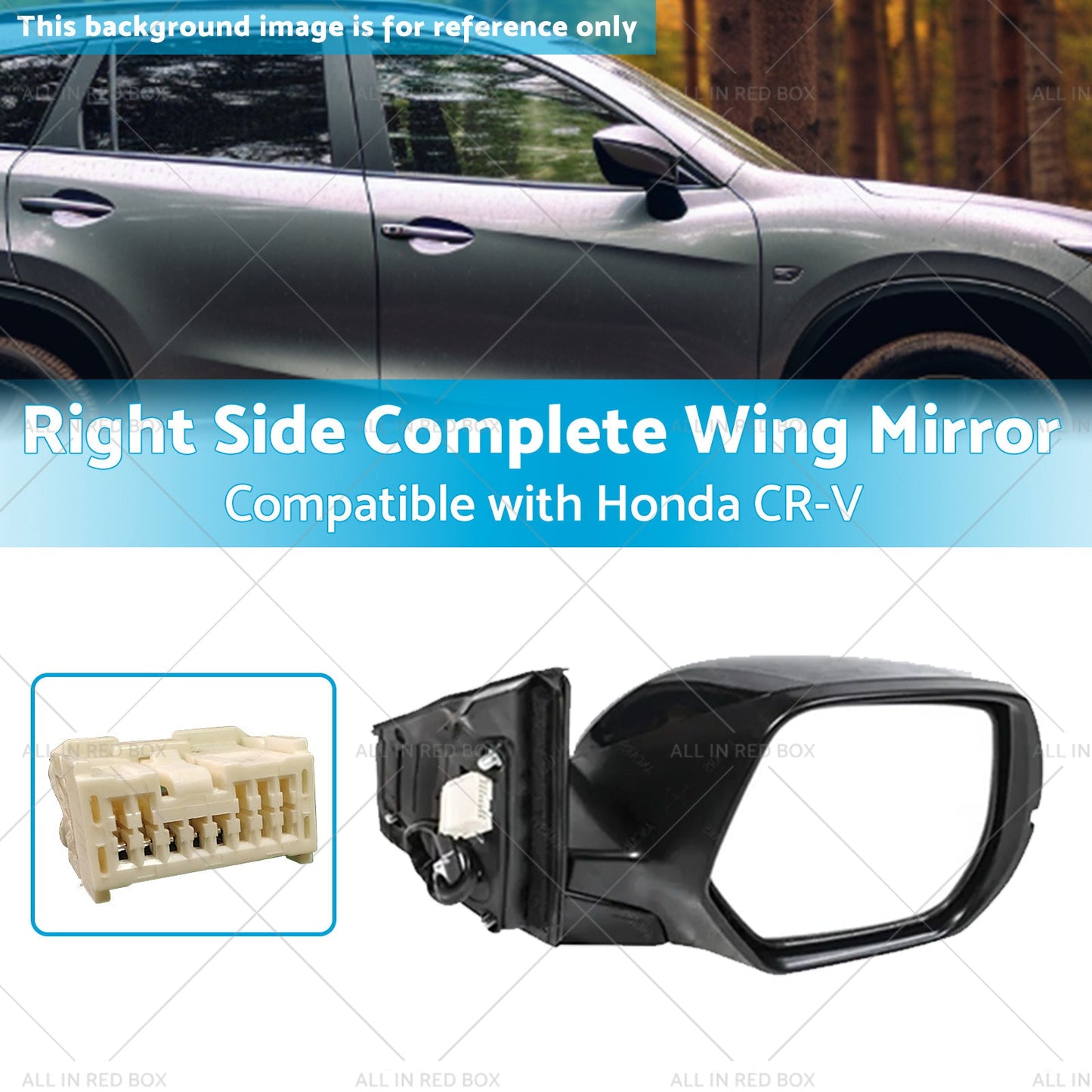 Right Door Mirror Suitable for Honda CRV CR-V RM 2012-2017 Blinker RH